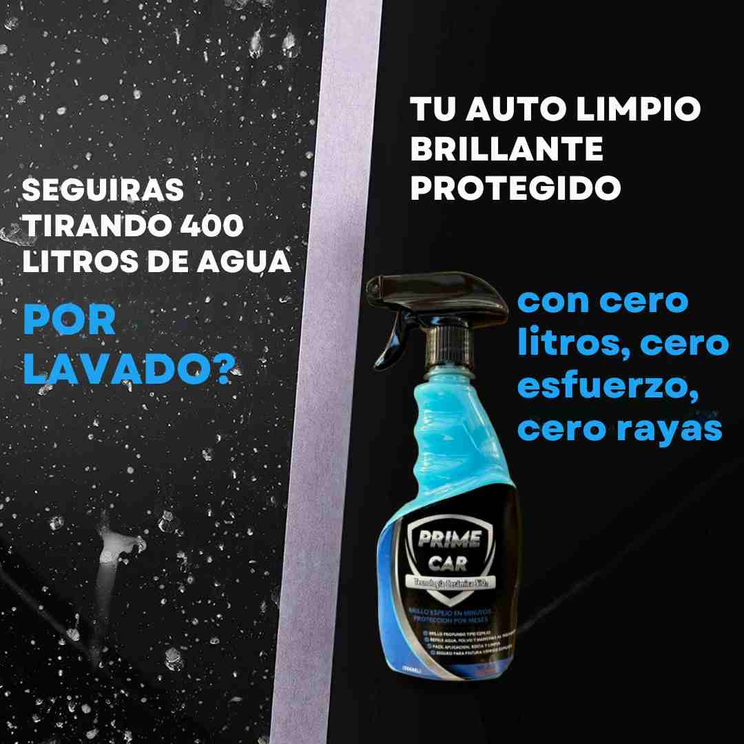Kit Automotriz Prime Car Protector 3 en 1+Extintor+Paño Microfibra